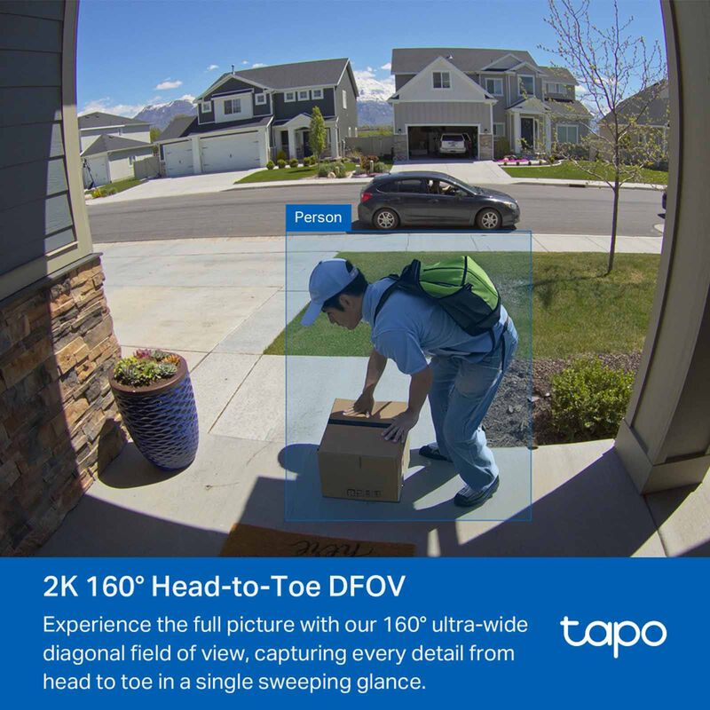 TP LINK Video Doorbell Camera TPL-TAPO-TD21-image 3