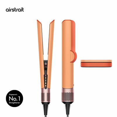 DYSON Ht01 Airstrait Dryer And Straightener (254842-01) - Ceramic Apricot/topaz HT01 UK/IE/HK/MY/SG CEAPC/TZ (BL)