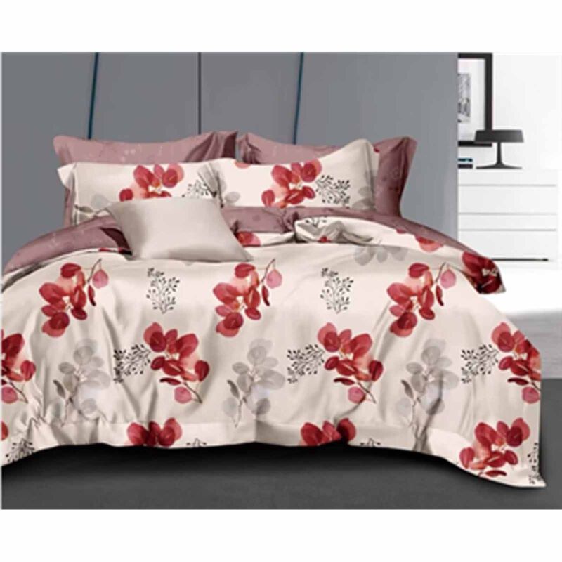 HILLCREST 988tc Comfylux Solid Printed Fitted Sheet Set - King 988TC COMFYLUX SOLID PRINTED-image null