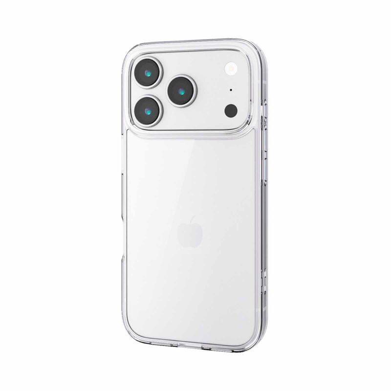 ELECOM Iphone 17 Pro Hybrid Case Glass Standard With Metal Ring PM-A25CHVCG1CR-image 5