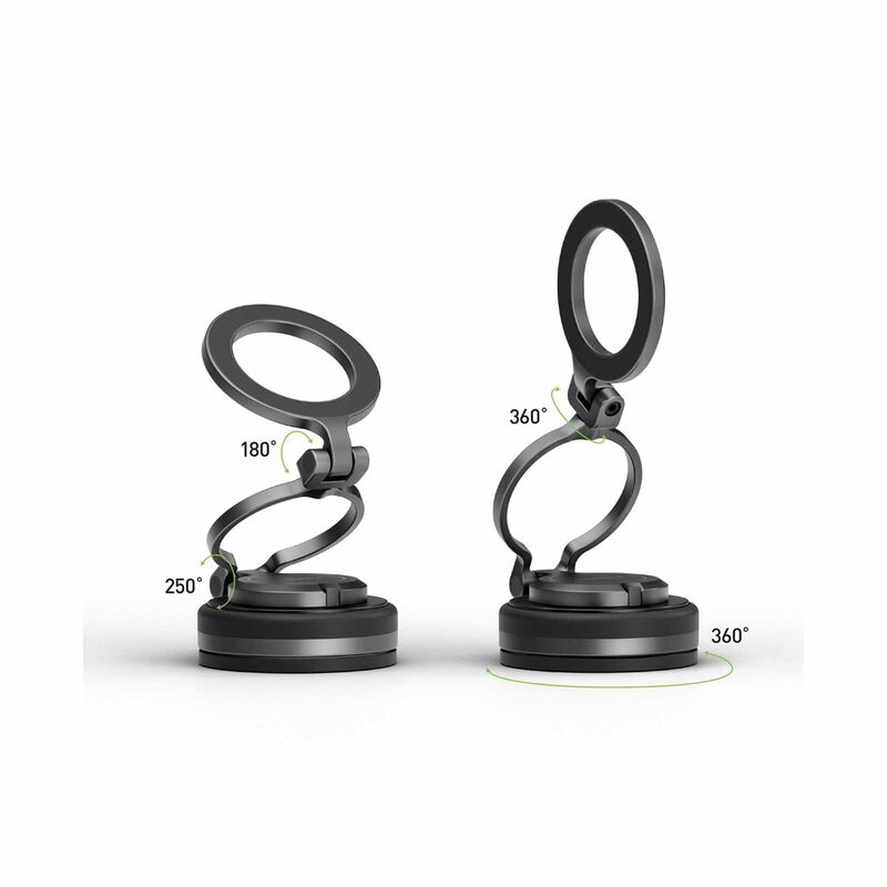 ENERGEA Magmount Flex, Quad Axis Magsafe Holder (dashboard/window) - Gunmetal MAG-MTFLEX-GUN-image 3