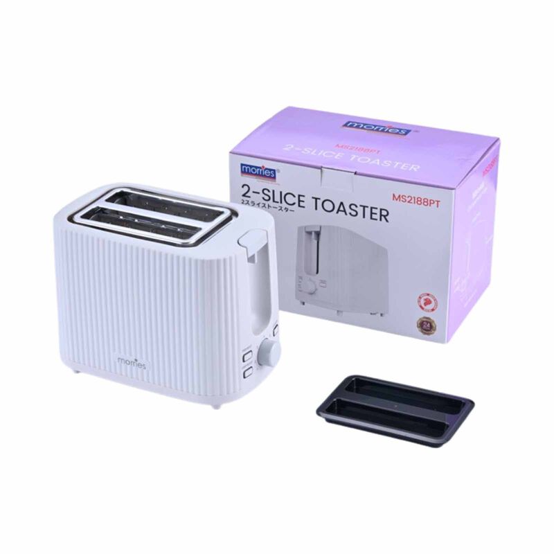 MORRIES 2 Slice Toaster With Dust Cover MS-2188PT-image 2