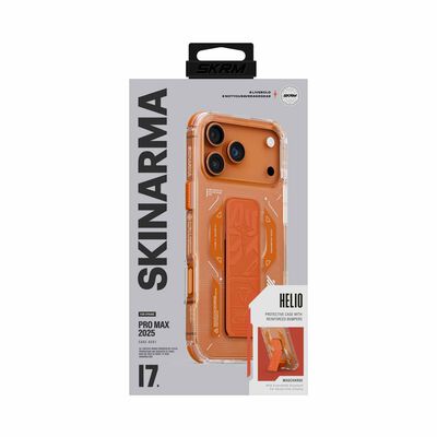 SKINARMA Iphone 17 Pro Max (2025) 6.9" Helio (mag-charge + Grip-stand) SK-2025IPP6.9-HELIO-ORG