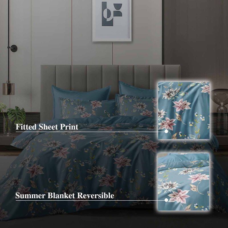 HILLCREST Hillcrest I Comfylux Printed 988tc I Awakening Queen Summer Blanket ( Oe ) 6835 I Q I SB I AWAKENING-image 2