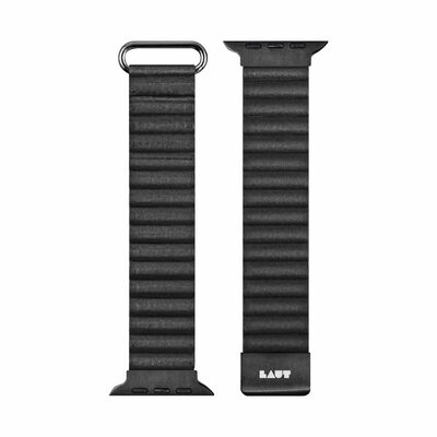 LAUT Novi Lux Apple Watch Strap (38/40/41mm) - Mid Night (bands Only) L_AWS_NL_BK