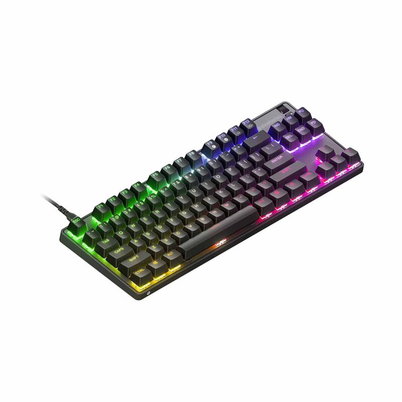 STEELSERIE Us Gaming Wired Keyboard, Custom-built Optipoint Optical Switches For Faster Actuation And Zero Debo APEX 9 TKL-image 3
