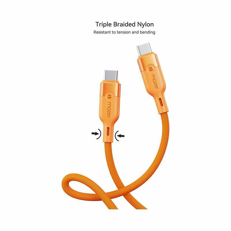 MAZER Infinitelink Cobra2 Magnetic 1.25m/240w Fast Charging Cable-sg M-COBRA20-SG-image 3