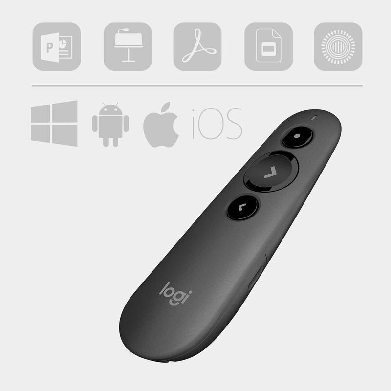 LOGITECH R500s Wireless Bt Presenter Graphite (1y) 910-006521-image 7