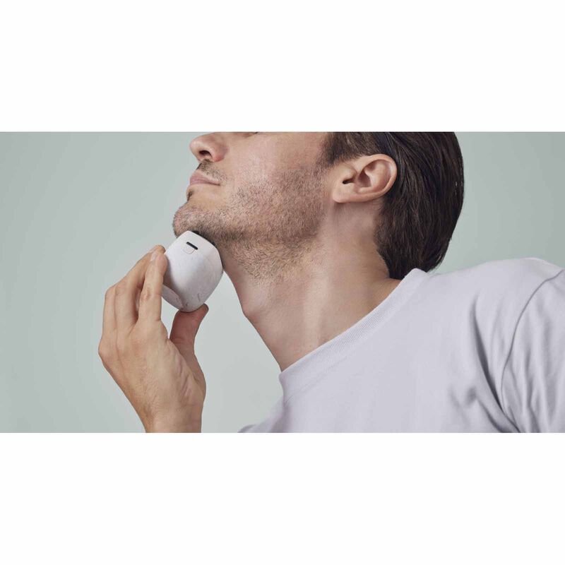 PANASONIC 5 Blade Palm Size Shaver Nagori - Marble White ES-PV6A-W751-image 3