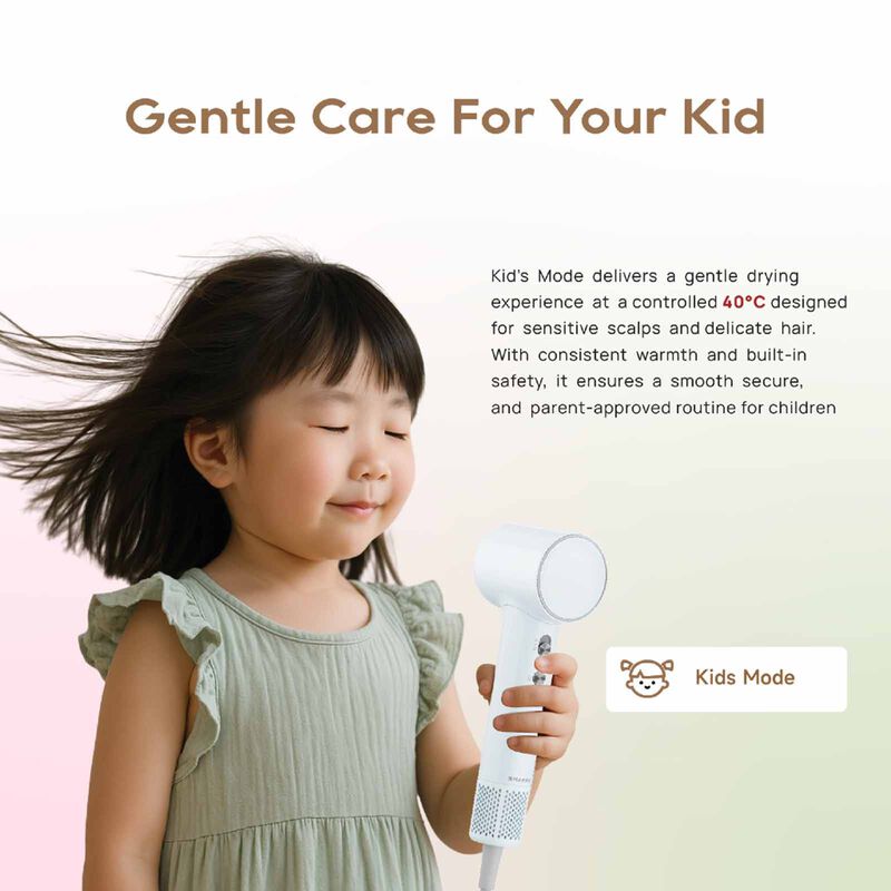 DREAME Mini Hair Dryer (1200w) - Green DM-MINIHD-GN-image 4