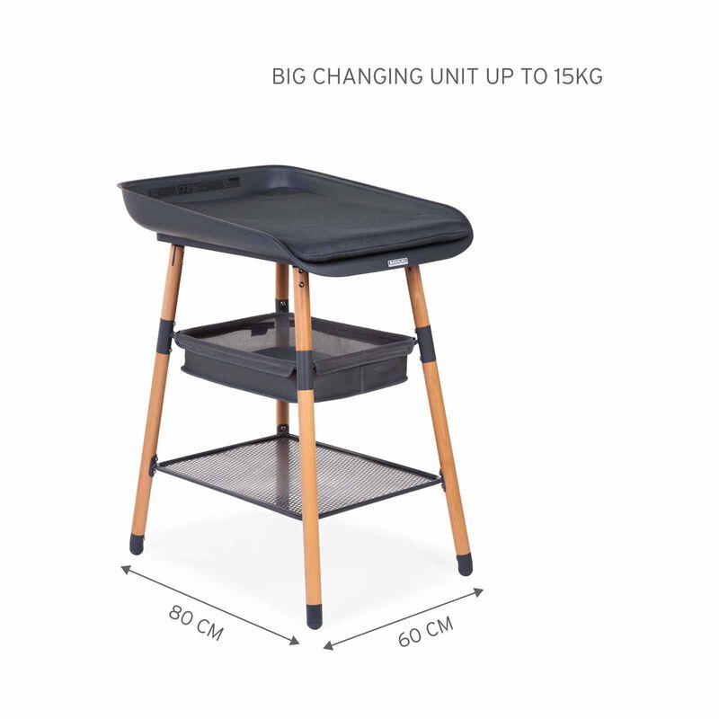 CHILDHOME Changing Table - Natural Anthracite (online) EVOLUX-image 3