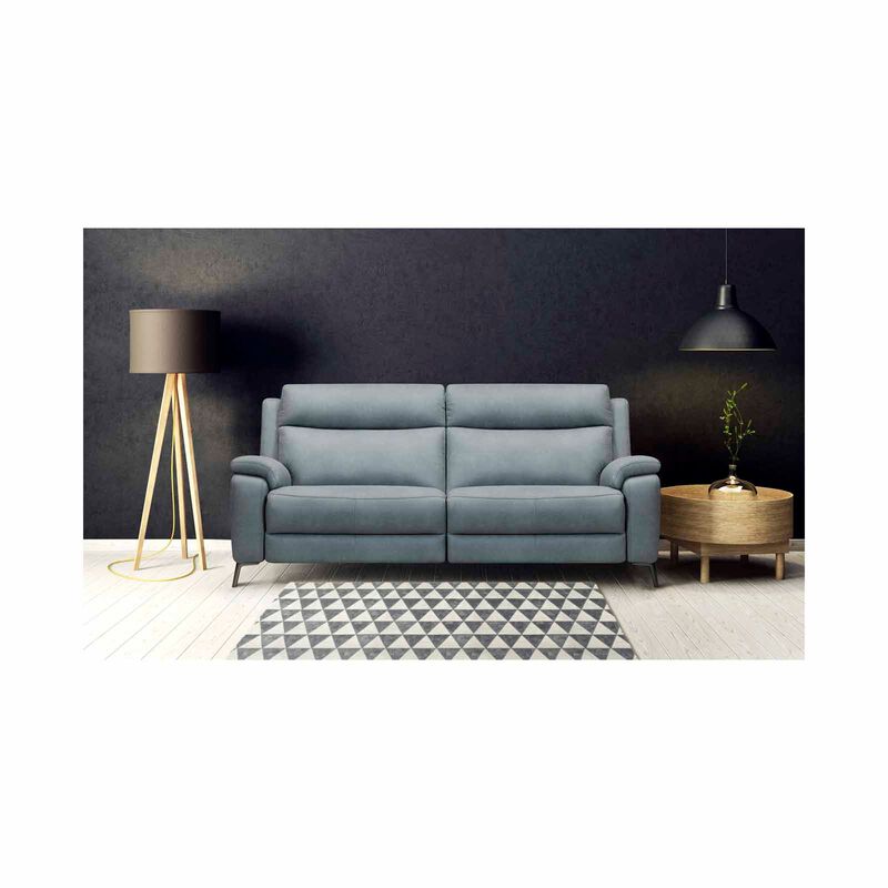3rr Seater (fab) Mint Fabic Recliner Sofa NOVARA-image 9