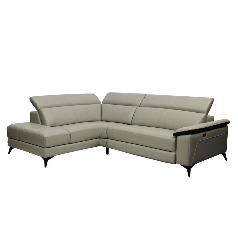 ARMADIO L Shaped (fl-v) Left Mto Full Leather Sofa Set JANELLE-image 4