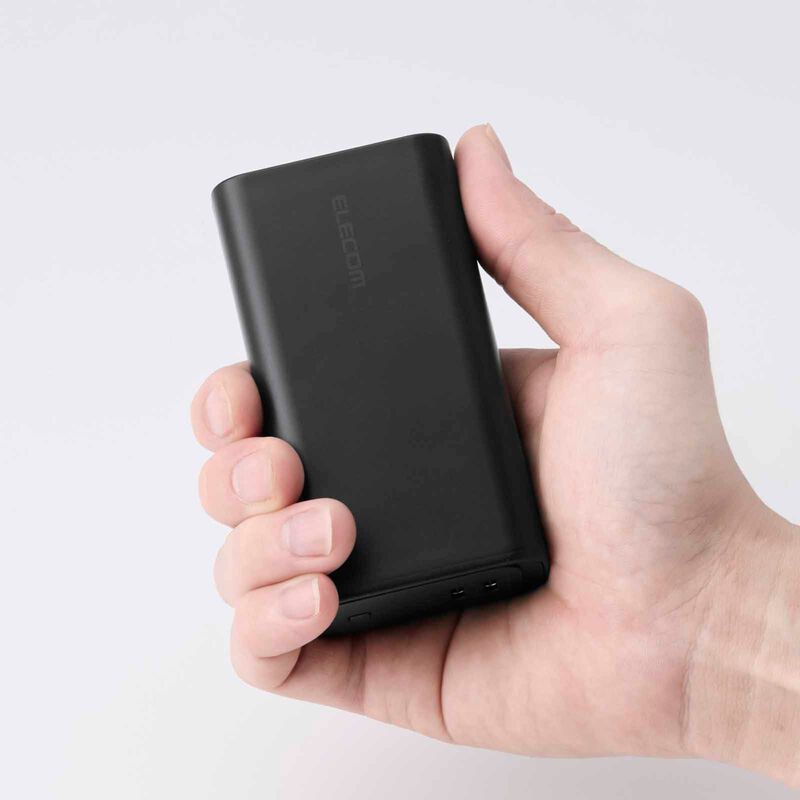 ELECOM Ccc Power Bank 10000mah 30w 2c DE-A02-10000BK-image 3