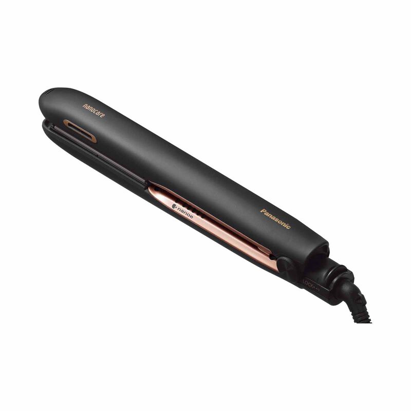 PANASONIC Dual Voltage Nanoe Hair Straightener - Black EH-HS9B-K605-image 1