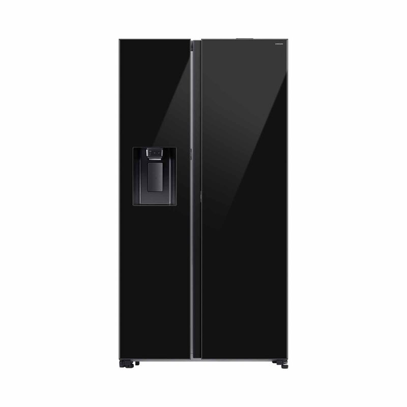 SAMSUNG Side To Side Door Fridge (634l) (black Glass) RS80F65J3BSS-image 1