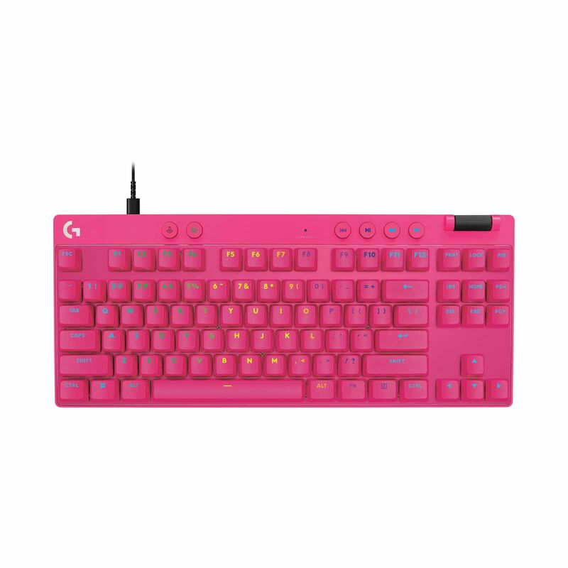 LOGITECH G Pro X Tkl Rapid Keyboard Analog Switches - Magenta 920-013254-image 1