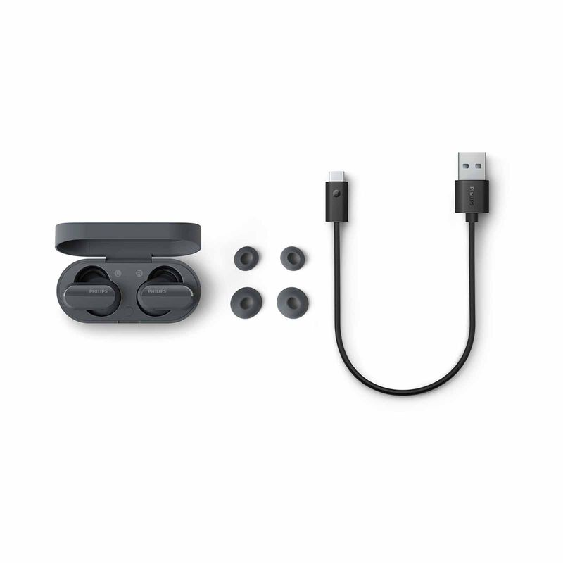 PHILIPS True Wireless In-ear Headphones Anc Black TAT3508BK/00-image 6