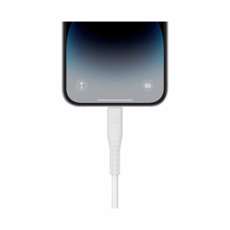 ENERGEA Flow C-l Mfi Cable 480mbps With Mct 1.5m - White CBL-FLCL-WHT150M-image 4