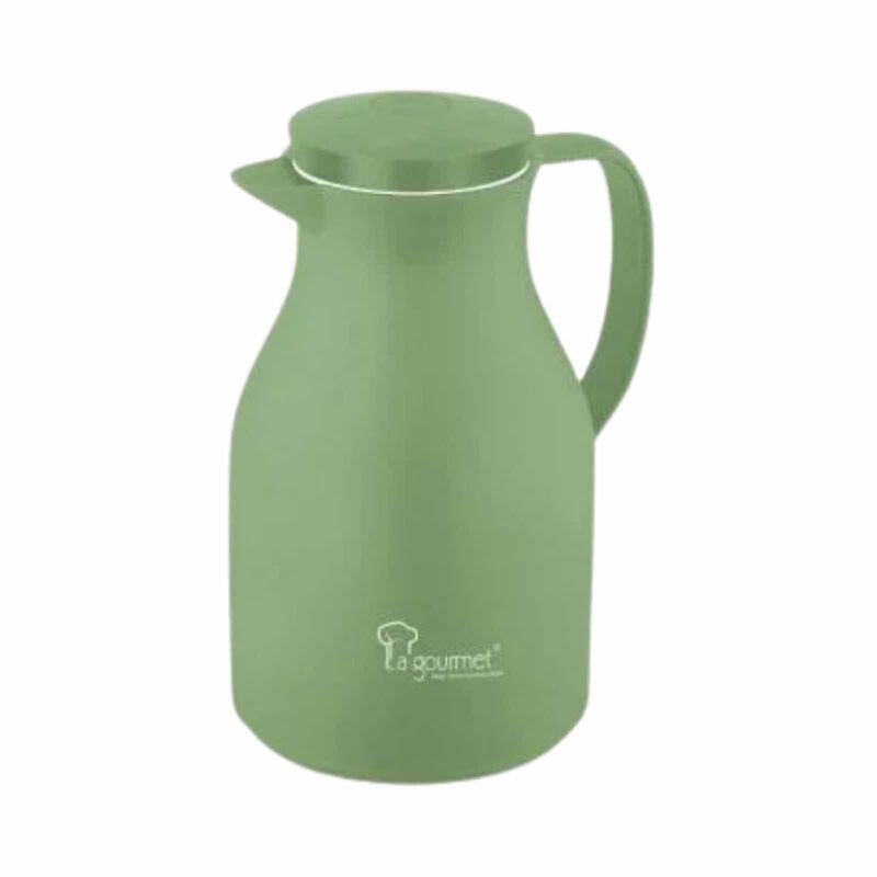 LA GOURMET Camelia 1.0l Glass Liner Vacuum Water Jug - Green LGVJ400154-image null