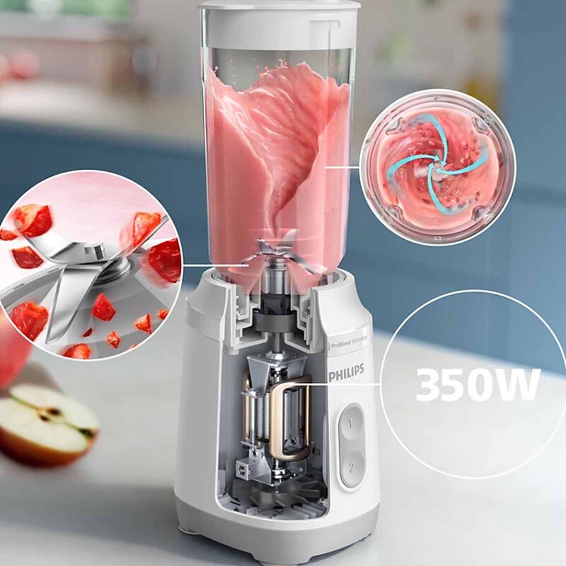 PHILIPS Series 3000 Mini Blender (350w) HR2512/00-image 5