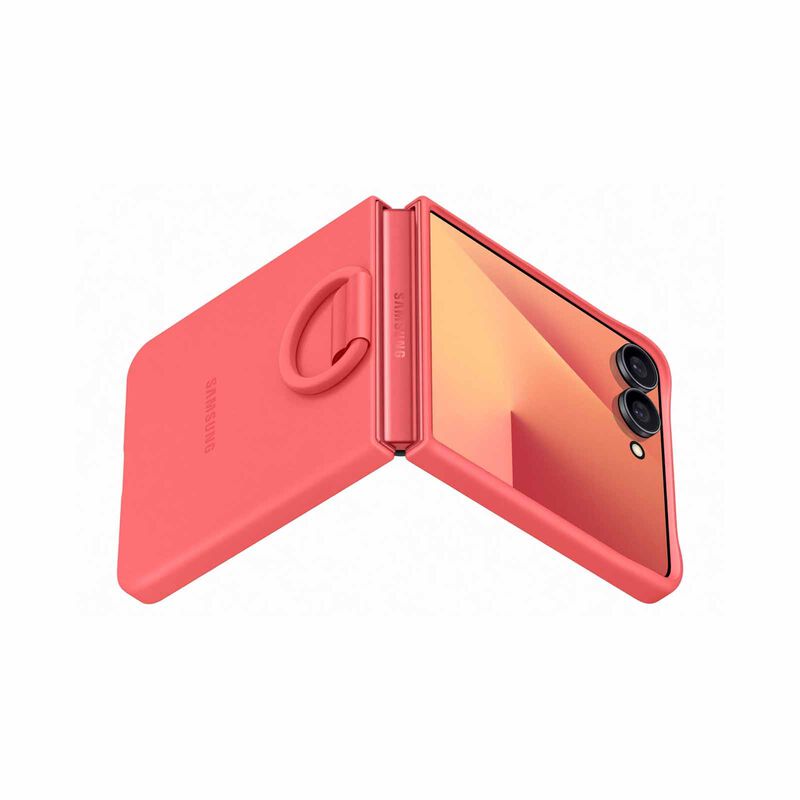 SAMSUNG Galaxy Z Flip7 Silicone Case Red EF-PF766TREGWW-image 4
