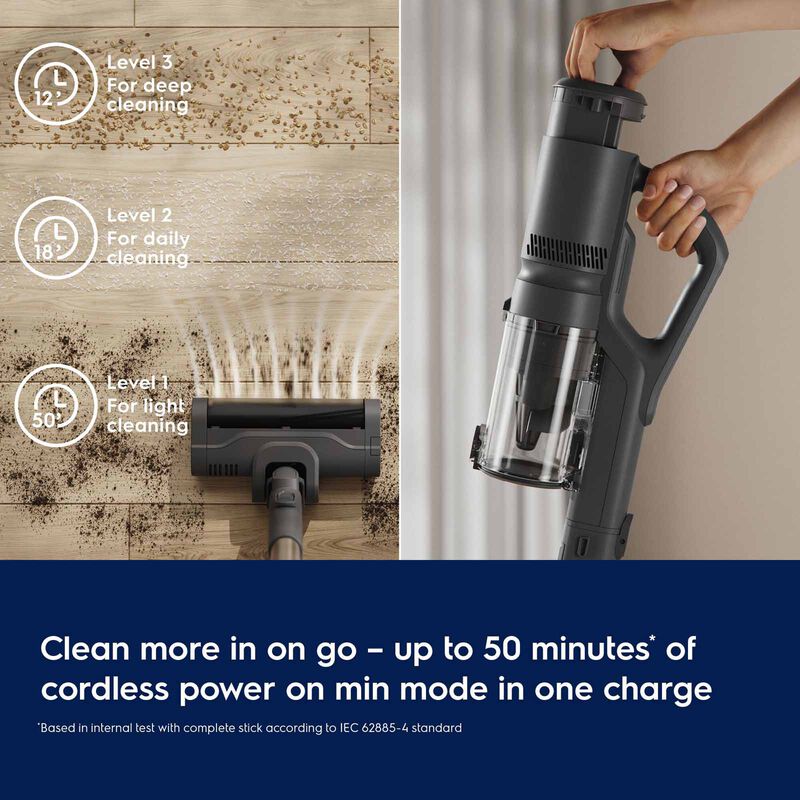 ELECTROLUX 500 Series Cordless Stick Vacuum Cleaner EFP52212DB-image 9
