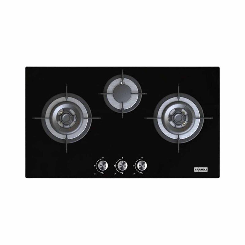 FRANKE Triple Burner Gas Hob (onyx Glass Black)(lpg / Tg) - Exclude Installation FHG8316-image 1