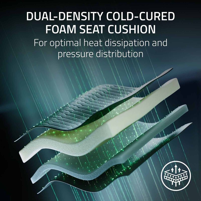 RAZER Iskur V2 Newgen - Ergonomic Gaming Chair W Breathable Comfort - Quartz RZ38-04900900-R3CA-image 10
