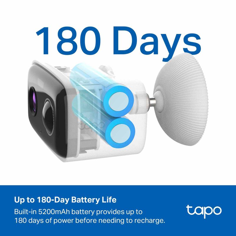 TP LINK Smart Wire-free Outdoor Security Camera TAPO TC80-image 2