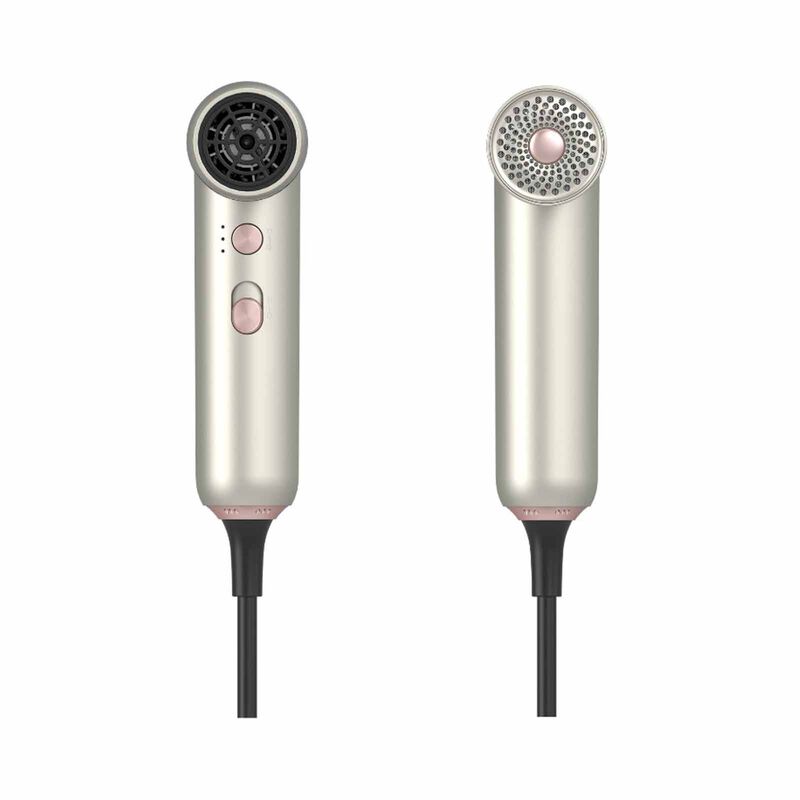 JOGEN Worldwide Voltage Bldc Pocket Hairdryer - Champagne HD 4710-CHM-image 2