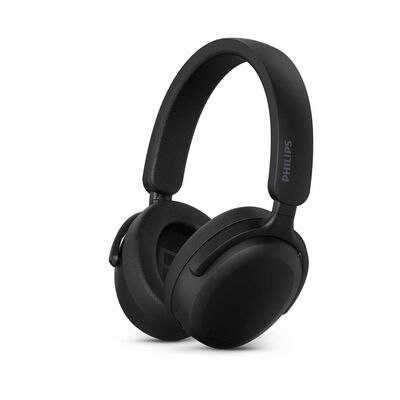 PHILIPS Over Ear Wireless Headphone Flat Fold, 40mm Driver, 55h, Bt, Light Weight (black) TAH2300BK/97