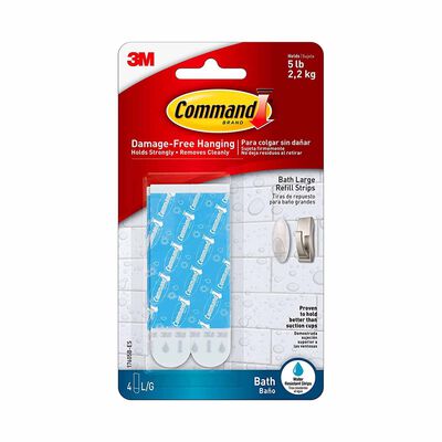 3M COMMAND Water Resistant Refill Strips 17605B-ANZ