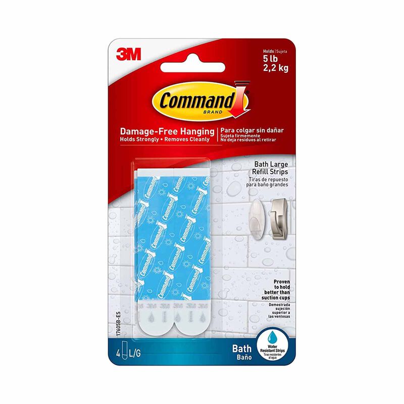 3M COMMAND Water Resistant Refill Strips 17605B-ANZ-image 1