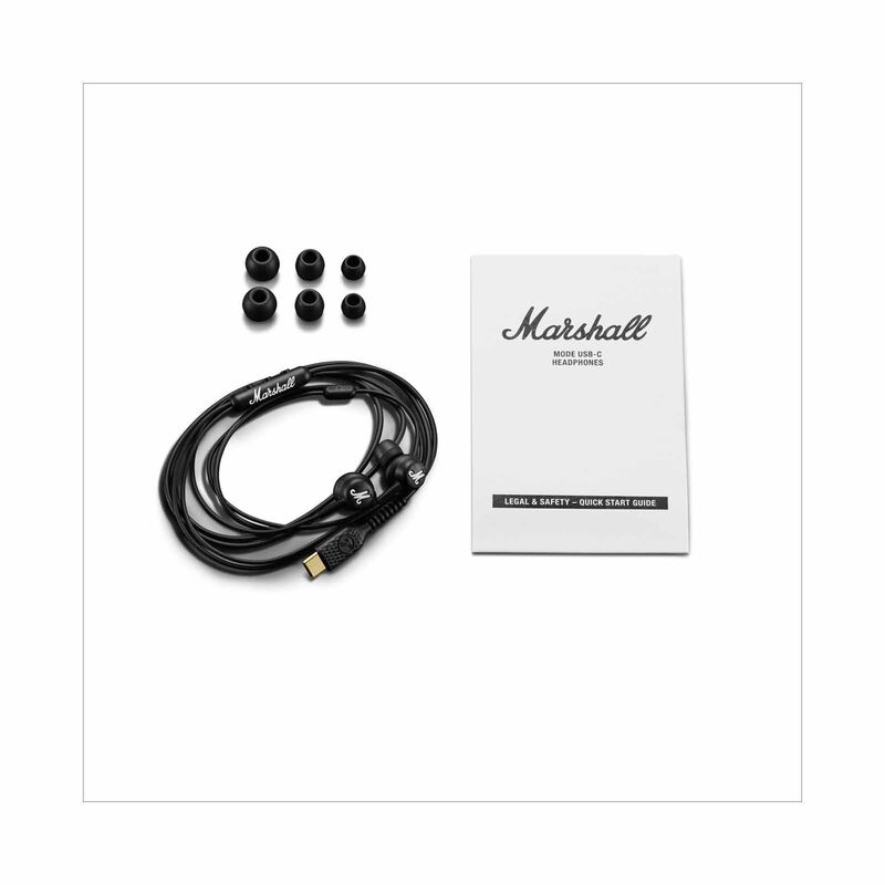 MARSHALL Wired Earphones With Built-in Mic MODE USB-C (BLACK)-image 8