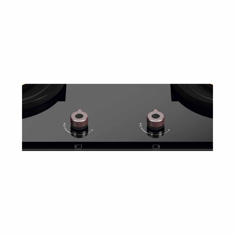 BERTAZZONI 78cm Built-in Glass Hob - Two Cooking Zones (exclude Installation) P782BPROGNE-image 2