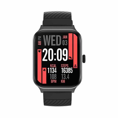 NOISE Colorfit Canvas Smartwatch - Jet Black WRB-SW-COLORFITCANVAS-STD-BLK_BLK