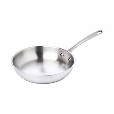 MEYER White Steel Stainless Steel 24cm Frypan 71506