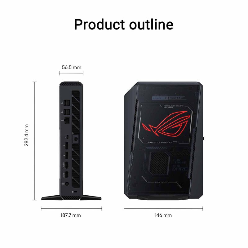 ASUS Rog Nuc U9-275hx 32gb 1tb Ssd Win 11 Rtx5070 Black RNUC15JNK9X489A0-image 7