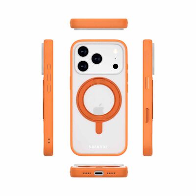 N.BRANDZ Mag360 Touch 360 Rotation Protective Case For Iphone 17 Pro-sunset Gold N-MAG360-IP17P-SG