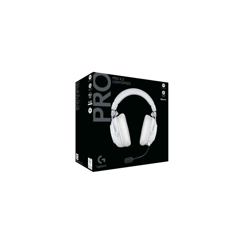 LOGITECH G Pro X 2 Lightspeed Bluetooth Gaming Headset White 981-001270-image 3