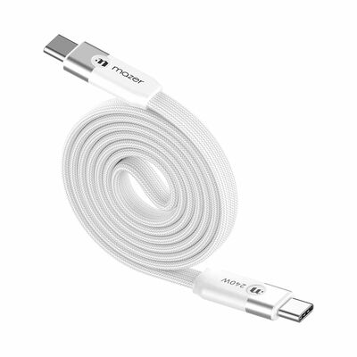 MAZER Infinitelink Cobra3 Flat Magnetic 1m/240w Roll Cable-white M-COBRA30-WH