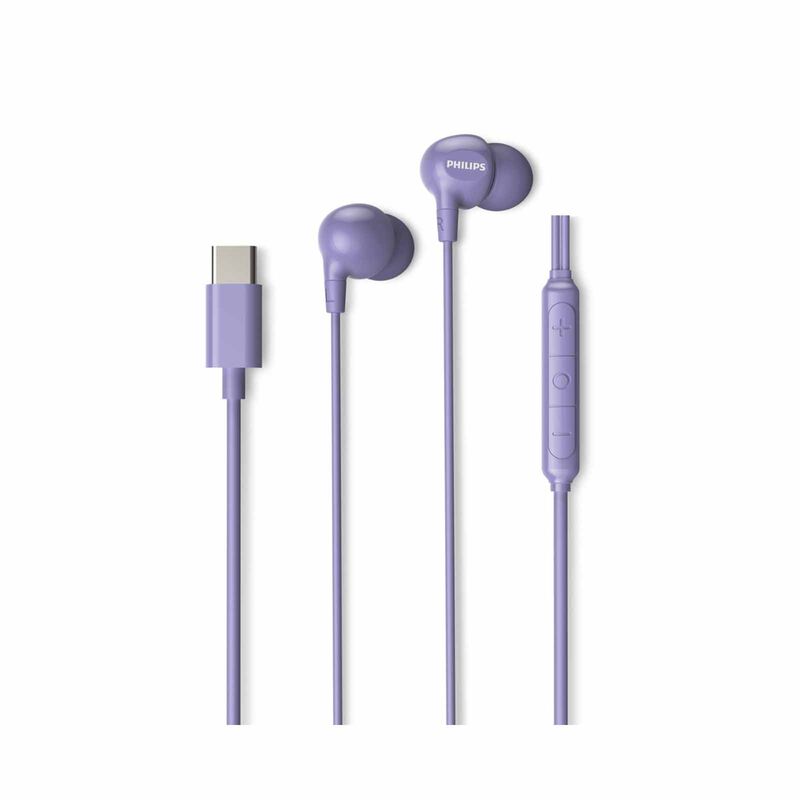 PHILIPS Wired In-ear, 1.2m, 10mm Neodymium Driver, Built-in Mic, Play/pause Button TAE2100PP/97-image 2