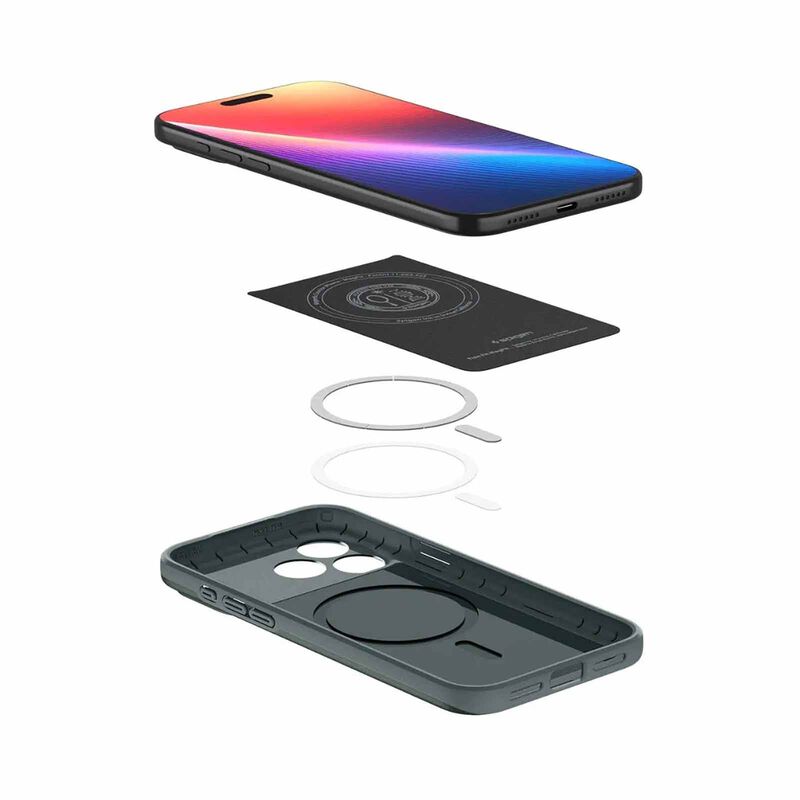 SPIGEN Iphone 17 Pro Thin Fit Magfit Black ACS10339-image 2
