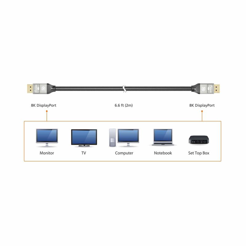 J5CREATE 8k Displayport 1.4 Cable (3m) JDC43L30-image 3