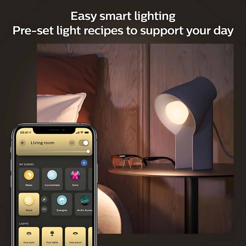 PHILIPS HU White Ambiance E27 Bulb Starter Kit 1100 Lm 929002468416-image 5