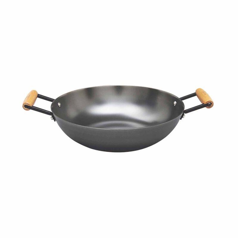 LA GOURMET Nitrigan 36cm Cast Iron Wok (induction) LGMCWCI347671-image null