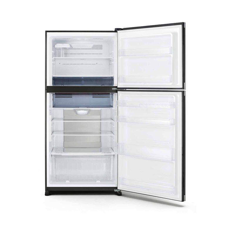 SHARP 2 Door Top Mount Fridge - Black (563l) SJ-PM55-BK-image 3