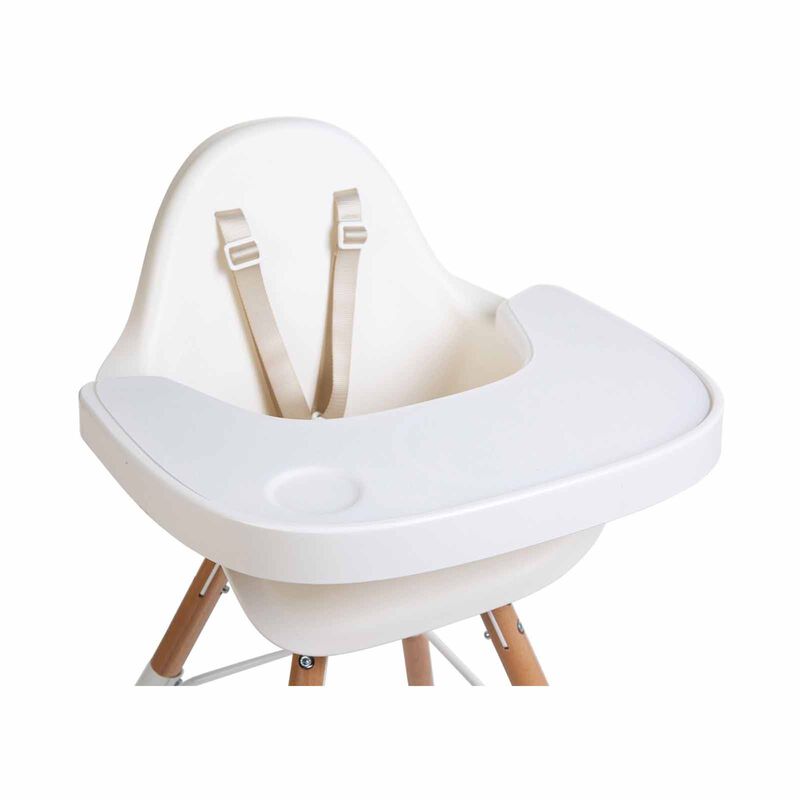 CHILDHOME Feeding Tray + Silicone Placemat - White (online) EVOLU HIGH CHAIR-image 4