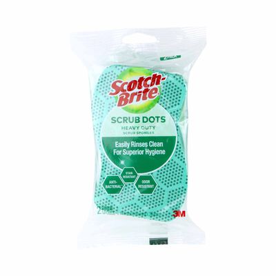 3M SCOTCHB Scotch-brite Scrub Dots Non-scratch Sponge Sdhd-2 En SDNS-2 EN